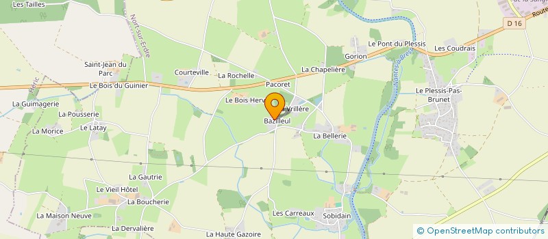 localisation de l'entreprise ELAN C  NORT-SUR-ERDRE