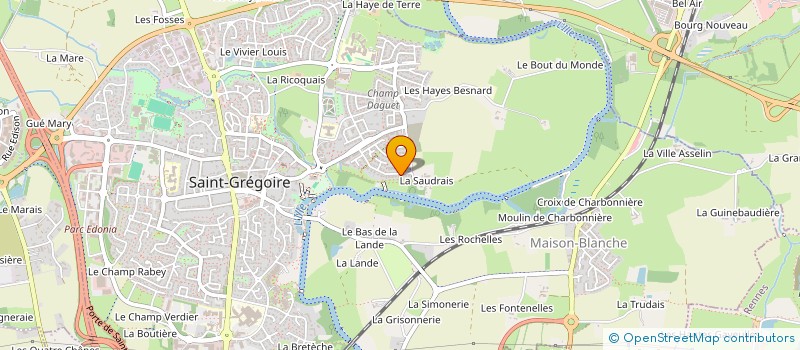 localisation de l'entreprise ELAN CAPITAL  SAINT-GREGOIRE
