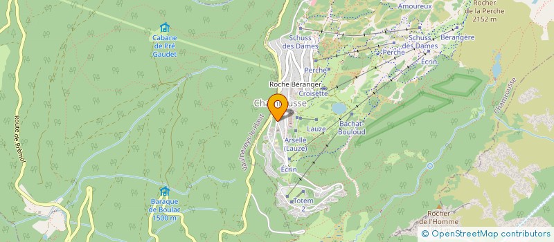 localisation de l'entreprise ELAN CHAMROUSSIEN OMNISPORTS  CHAMROUSSE