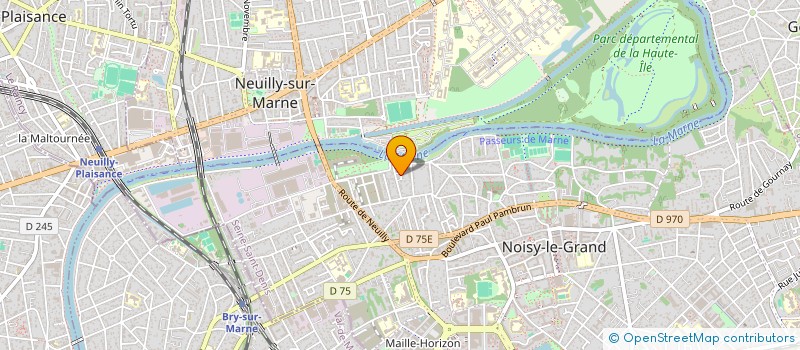localisation de l'entreprise ELAN CLIM à NOISY-LE-GRAND