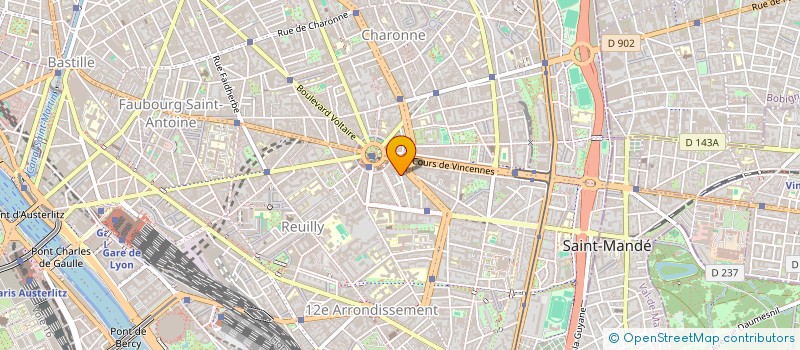 localisation de l'entreprise ELAN COMMUNICAT PROMOT RELAT EXTERIEURE  PARIS