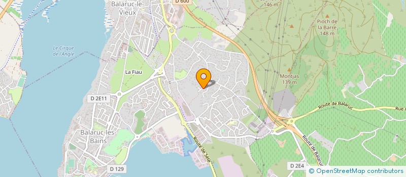 localisation de l'entreprise ELAN & COMPAGNIE  BALARUC-LES-BAINS