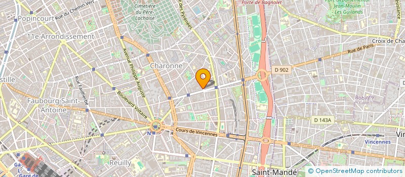 localisation de l'entreprise ELAN CONSTRUCTION  PARIS