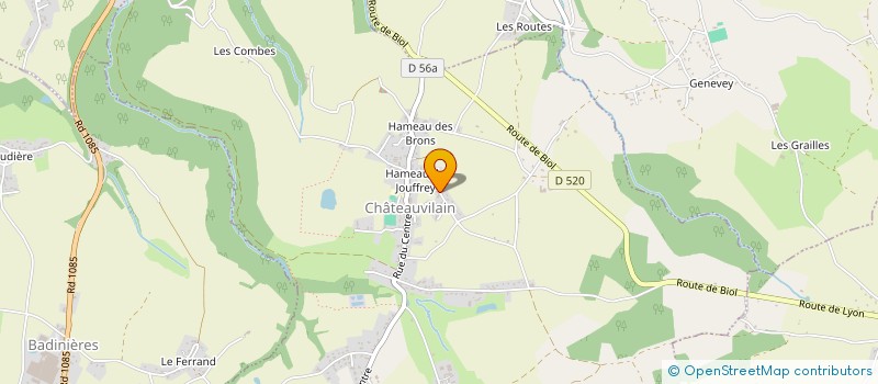 localisation de l'entreprise ELAN CORPS  CHATEAUVILAIN