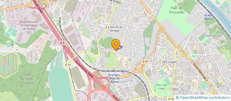 localisation de l'entreprise ELAN DE SOLIDARITE IDF à RIS-ORANGIS