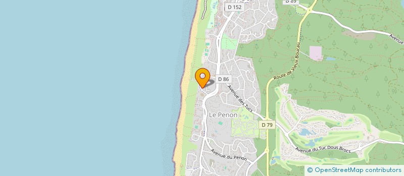 localisation de l'entreprise ELAN'DES  SEIGNOSSE