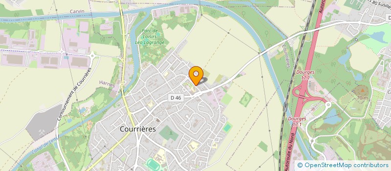 localisation de l'entreprise ELAN DU PAS DE CALAIS à COURRIERES