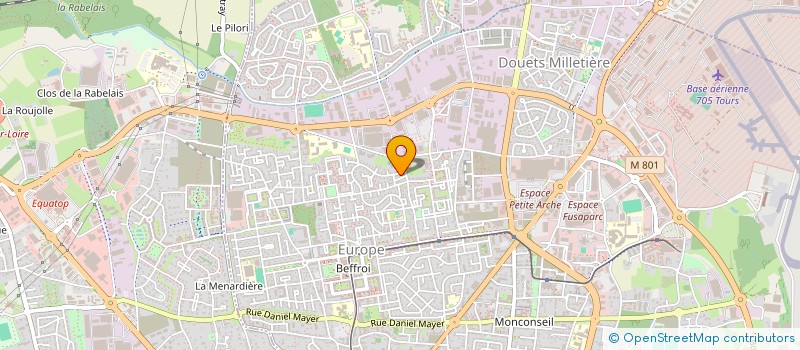 localisation de l'entreprise ELAN ENTREPRENDRE ENSEMBLE S'ELEVER DURABLEMENT  TOURS