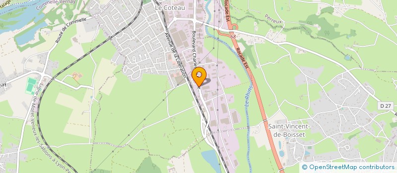 localisation de l'entreprise ELAN EQUIPEMENT LOISIR APPLICAT NEGOCE  LE COTEAU