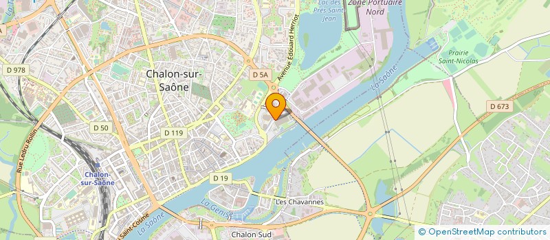 localisation de l'entreprise ELAN FORMATION à CHALON-SUR-SAONE