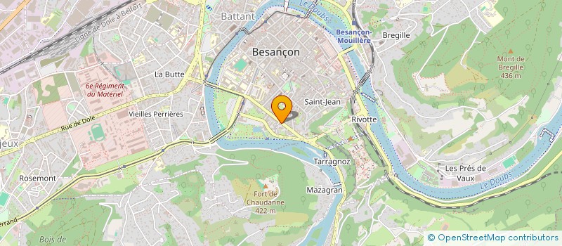 localisation de l'entreprise ELAN IMMO  BESANCON