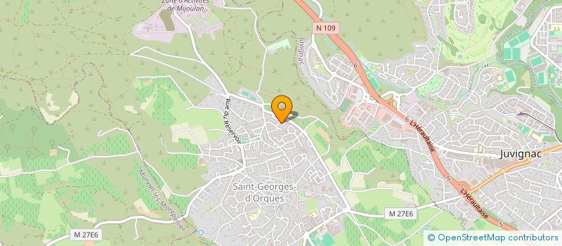 localisation de l'entreprise ELAN INTERIEUR  SAINT-GEORGES-D'ORQUES