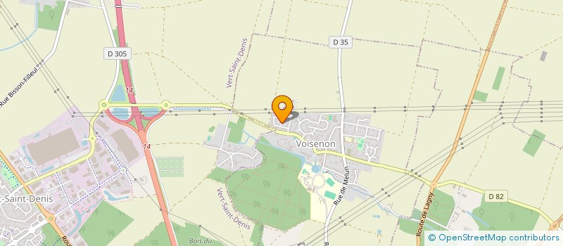 localisation de l'entreprise ELAN JEUNES  VOISENON