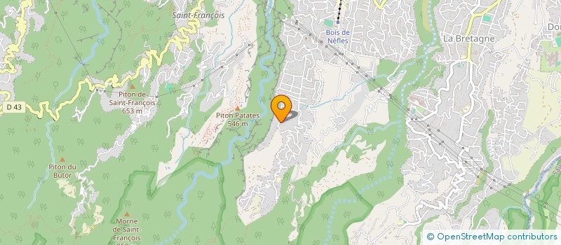 localisation de l'entreprise ELAN JEUNESSE REUNION  SAINT-DENIS