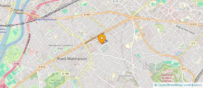 localisation de l'entreprise ELAN MUSICAL ET JOIE DE GRANDIR à RUEIL-MALMAISON