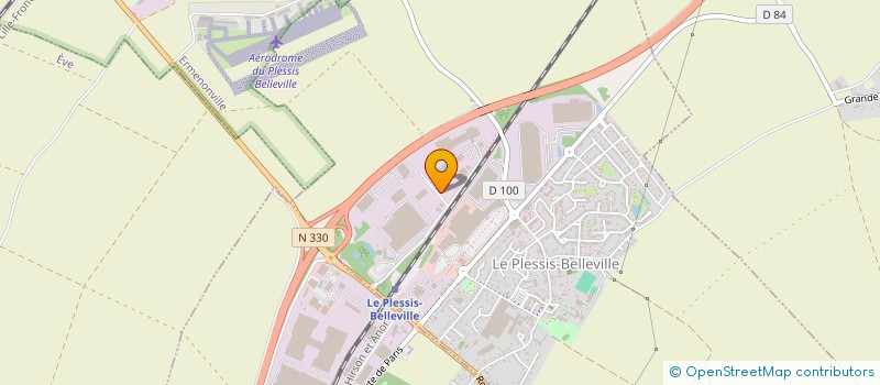 localisation de l'entreprise ELAN PLUS à LE PLESSIS-BELLEVILLE