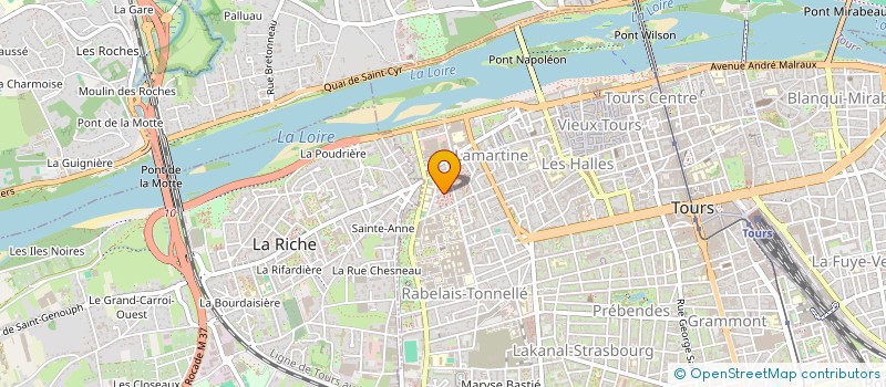 localisation de l'entreprise ELAN POUR LA VIE à TOURS