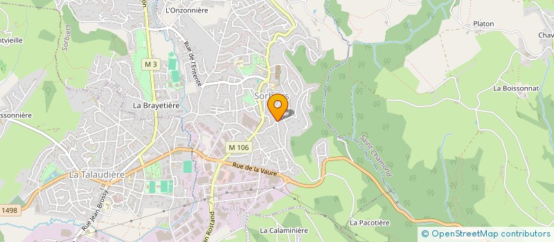 localisation de l'entreprise ELAN POUR LA VIE  SORBIERS