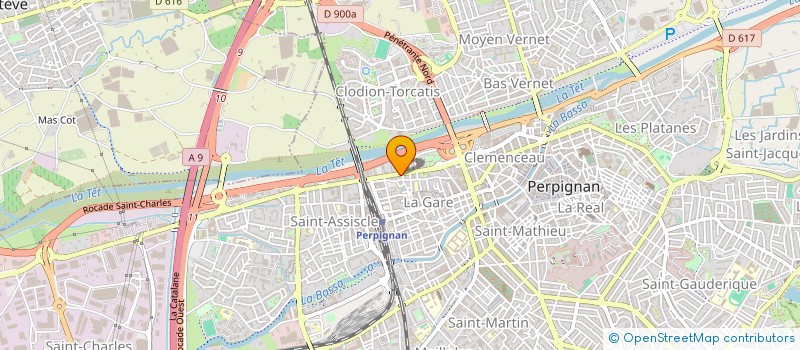 localisation de l'entreprise ELAN RELATIONS HUMAINES FRATERNELLES PSYCHOLOGIQUES  PERPIGNAN