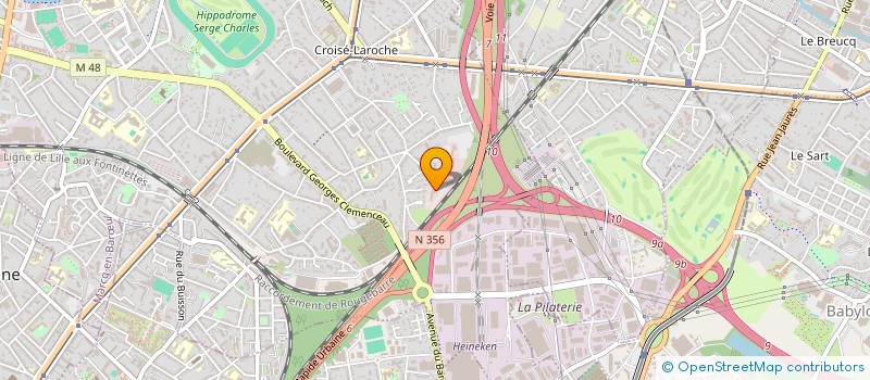 localisation de l'entreprise ELAN & RESSOURCES GRAND LILLE à MARCQ-EN-BARŒUL