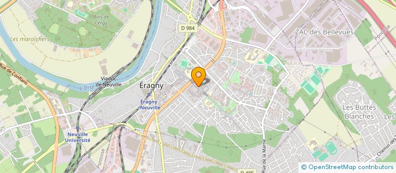 localisation de l'entreprise ELAN SCOLAIRE ET PROFESSIONNEL  ERAGNY