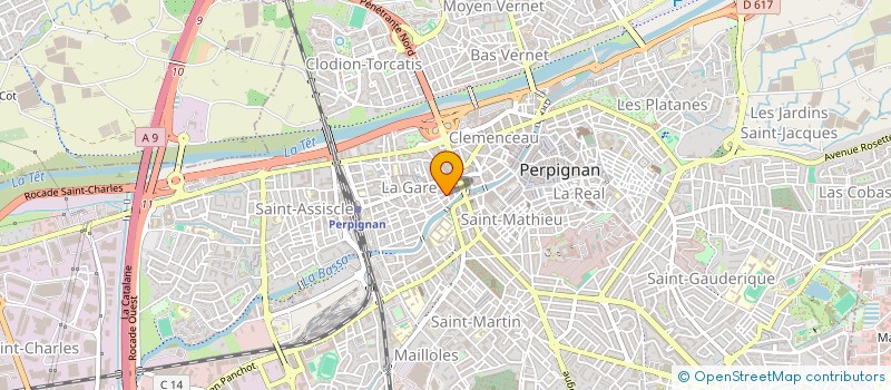 localisation de l'entreprise ELAN&SENS INVEST  PERPIGNAN