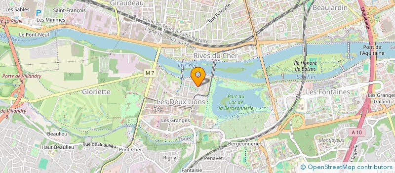 localisation de l'entreprise ELAN SOCIAL  TOURS