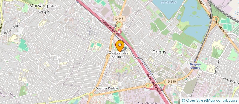 localisation de l'entreprise ELAN SOLIDAIRE à GRIGNY