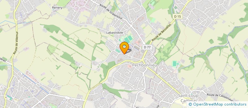 localisation de l'entreprise ELAN SPORT CULTURE ART LOISIRS ENTENTE  PECHBONNIEU