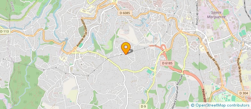 localisation de l'entreprise ELAN TRADING à GRASSE