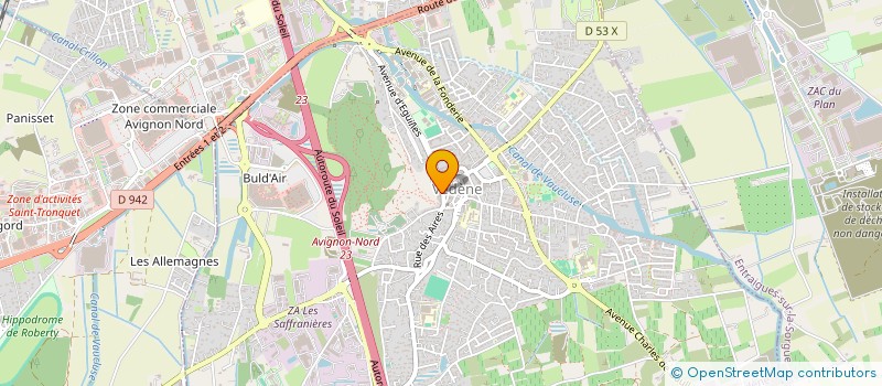 localisation de l'entreprise ELAN VEDENAIS BASKET à VEDENE
