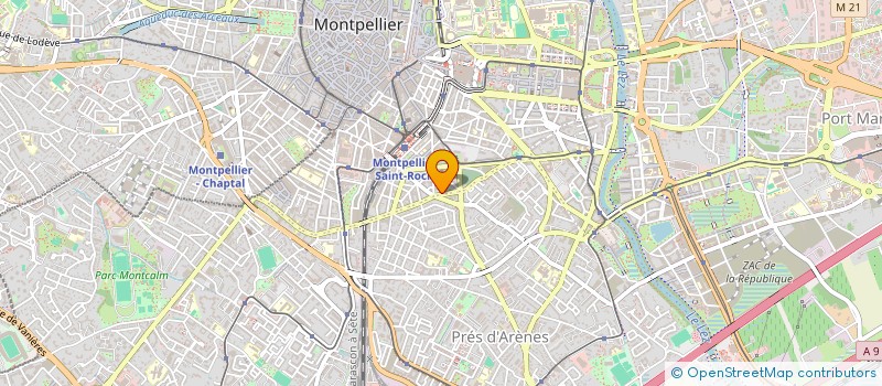 localisation de l'entreprise ELAN VERS L'ACTION à MONTPELLIER