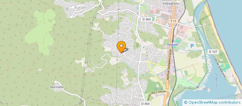 localisation de l'entreprise ELANA PROJET à FURIANI
