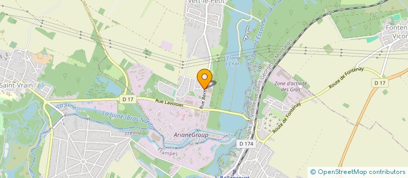 localisation de l'entreprise ELANCAR à VERT-LE-PETIT