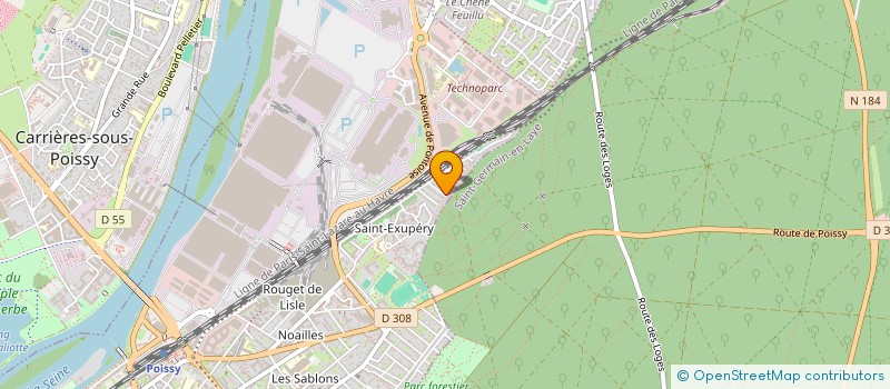 localisation de l'entreprise ELANCIA RH CONSULTING  POISSY