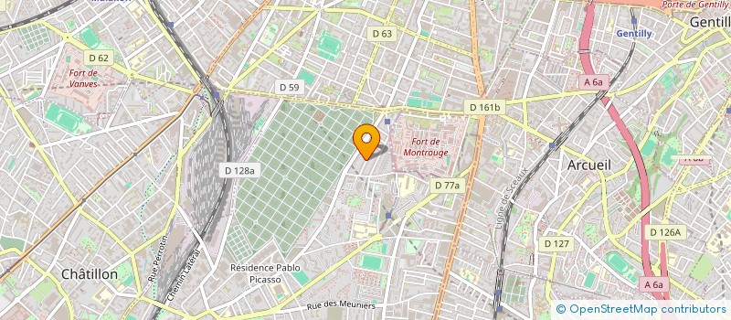 localisation de l'entreprise ELANCO SOC BATIMENT ET TRAVAUX PUBLICS à BAGNEUX