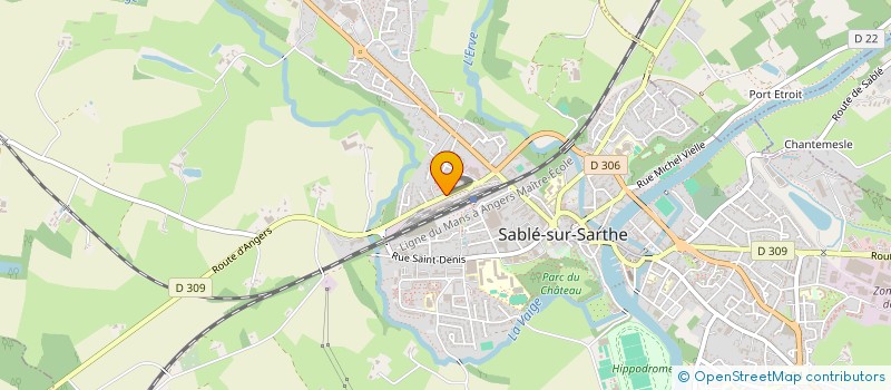 localisation de l'entreprise ELANCONS-NOUS à SABLE-SUR-SARTHE