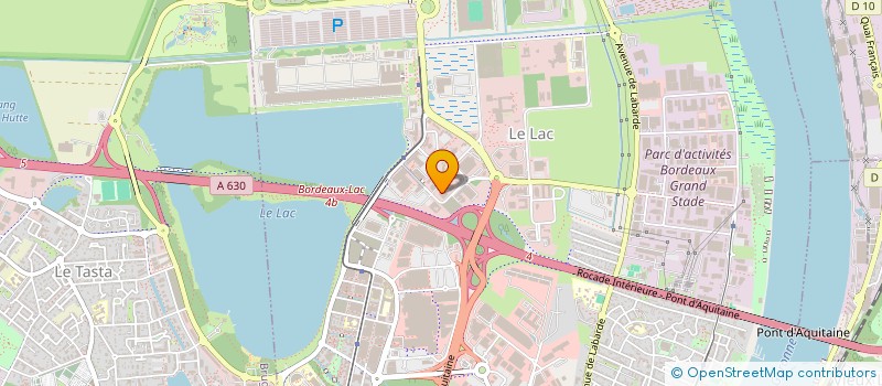 localisation de l'entreprise ELAND  BORDEAUX