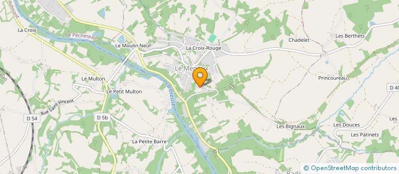 localisation de l'entreprise ELANDALOUSSI-BOURSIN à LE MENOUX