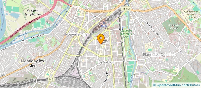 localisation de l'entreprise ELANDZA  METZ