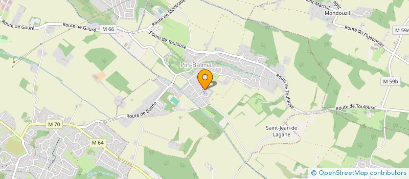 localisation de l'entreprise ELANELIS  PIN-BALMA