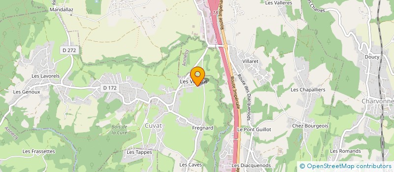 localisation de l'entreprise ELANETAY  CUVAT