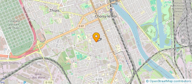 localisation de l'entreprise ELANOVA CONSEIL  CHOISY-LE-ROI