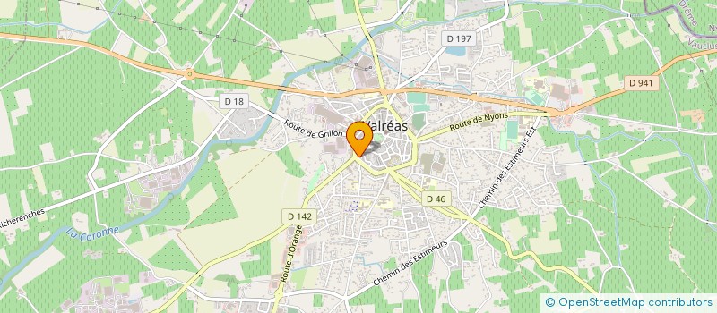 localisation de l'entreprise ELANS SUD à VALREAS