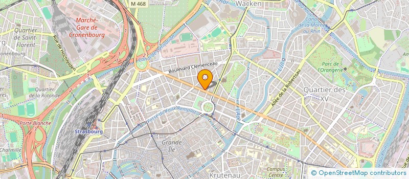 localisation de l'entreprise ELANT  STRASBOURG