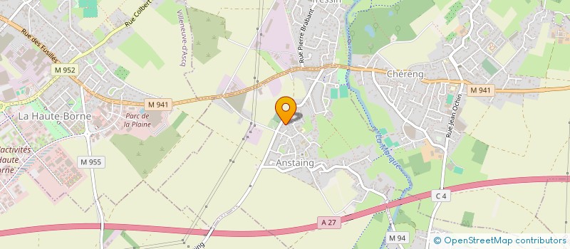localisation de l'entreprise ELANTIA  ANSTAING