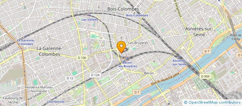 localisation de l'entreprise ELANTIEL à ASNIERES-SUR-SEINE