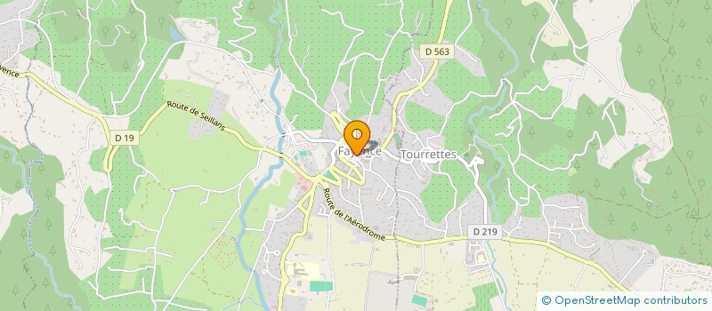 localisation de l'entreprise ELANTINA  FAYENCE