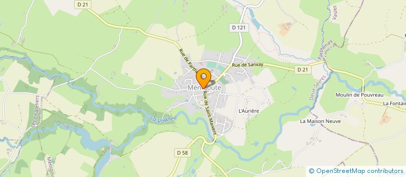 localisation de l'entreprise ELAOUMARI à MENIGOUTE