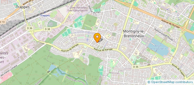 localisation de l'entreprise ELAP CONSULTING à MONTIGNY-LE-BRETONNEUX